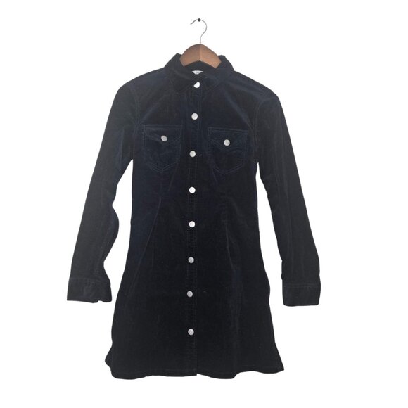 Cato Black Denim Dress - Picture 1 of 5